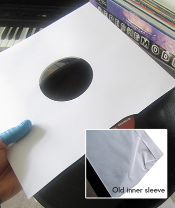 replacement inner sleeve for record